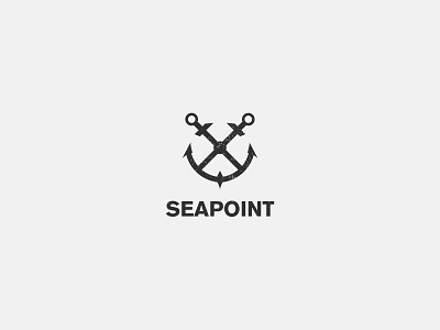Seapoint Logo branding design illustration logo minimal vector