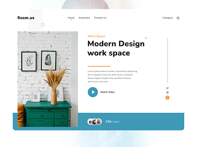 Work Space website design app branding design graphic design illustration ui uidesign ux webdesign