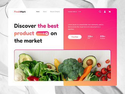 FreshMart design figma graphic design ui ux webdesign