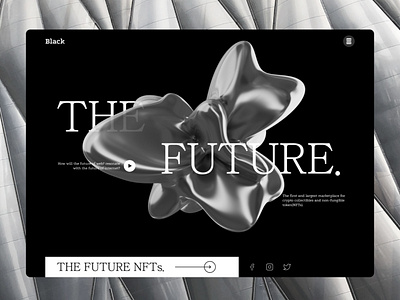 The Future NFTs branding design figma graphic design ui ux webdesign