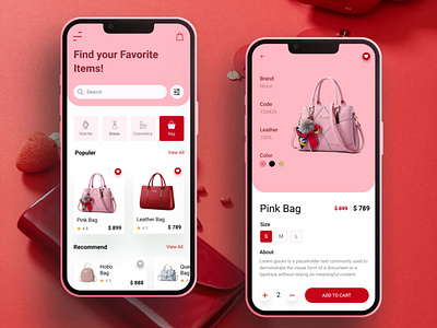 Online Shopping appdesign design mobile mobileapp ui ux