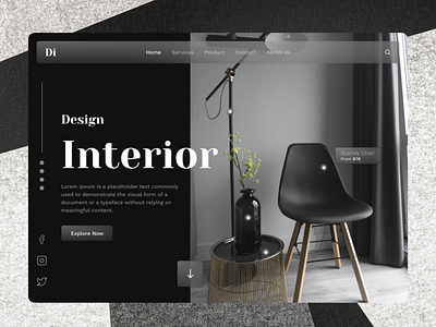 Design Interior - website header