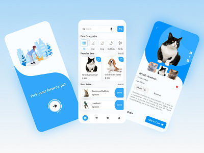 Pet House Apps Design