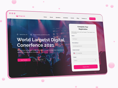 Event & Conference Landing Page