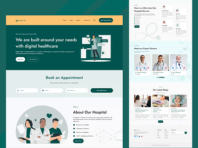 Doctor Appointment website animation appointment branding design doctor booking doctor wesite easy appoitnment graphic design ilias illustration medical website minimal motion graphics popular animation trending ui ui design ux web uiux website