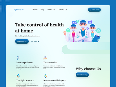 Medical Healthcare service web design