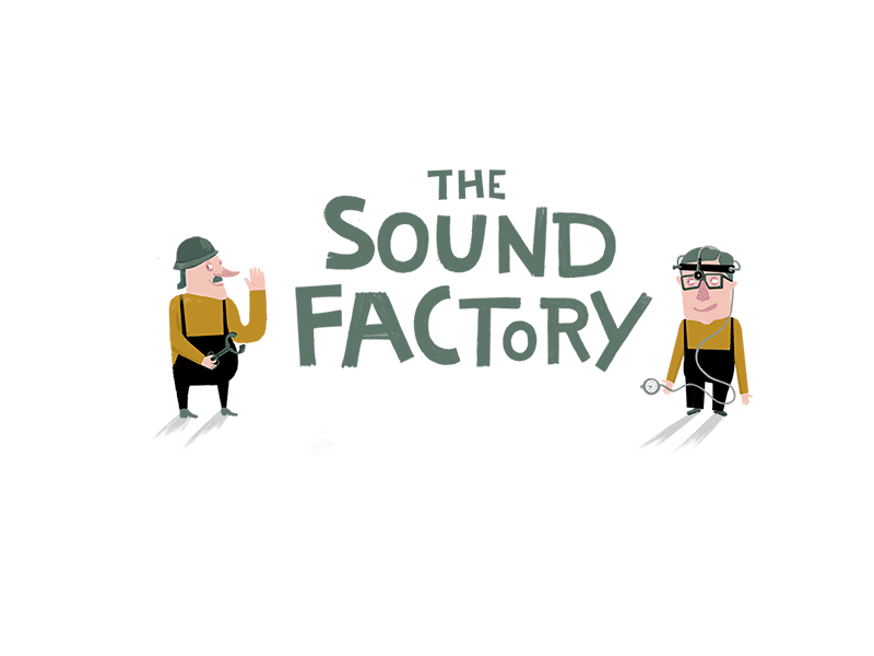 The Sound Factory | silent book animation best illustration character character design cute animation cute illustration font freelance illustration letter motion graphics photoshop stop motion animation