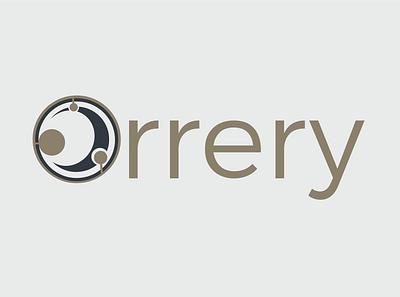 Orrery logo design branding graphic design logo vector