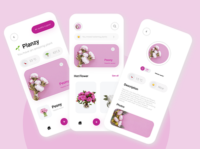 Flower app app branding design flower inspiration inspirations inspired mobile mobile app mobile design mobile ui ui ui ux uidesign ux web
