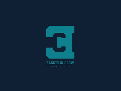 Electric Claw e logo logo logo design minimal logo negative space robotics logo