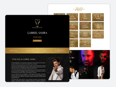 Tour Gabriel Samra belleza gatsby landing page react webdesign
