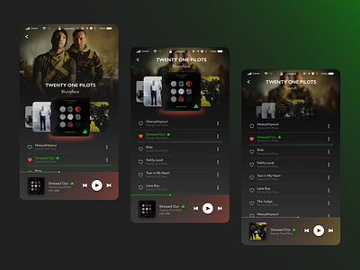 Spotify Redesign design ui