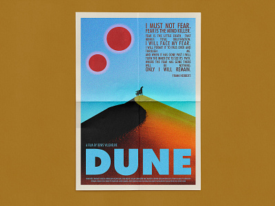 DUNE poster design dune futura graphic design photoshop poster design typography