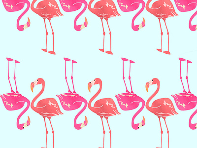 Flamingo Pattern Design