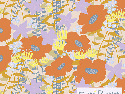 Groovy Grove Day Pattern abstraction botanical digital illustration floral flowers groovy illustration illustration art illustrator leaves pattern pattern art pattern design patterns psychedelic repeat pattern retro surface design surface pattern design vintage