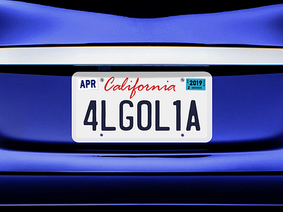 Algolia License Plate Sticker 2019 algolia april blue california car drive illustration illustrator license plate registration vector white