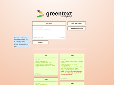 Greentext Webapp Mock-up branding design logo ui ux web design