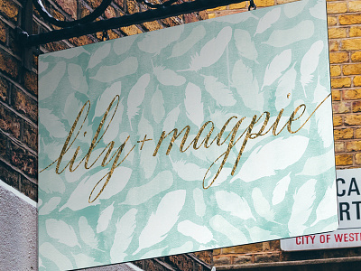 lily + magpie Outdoor Sign