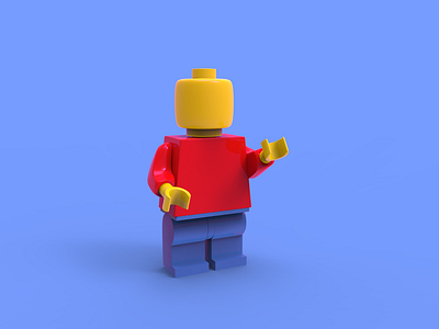 LEGO Man 3d 3dsmax lego modeling render rendering