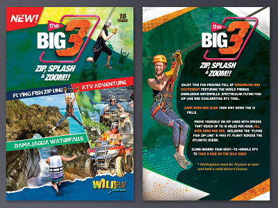 Flyer Design for excursions company. Advertising. Creative adobe photoshop advertising creative flyer design