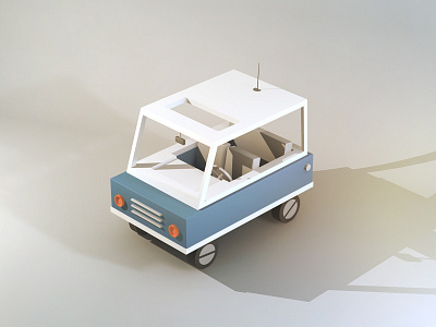 Electric Car 3d 4d c4d car design