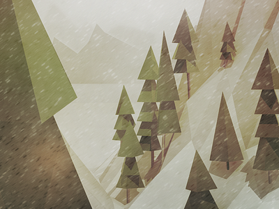 Low Poly Mountains 3d 4d c4d design