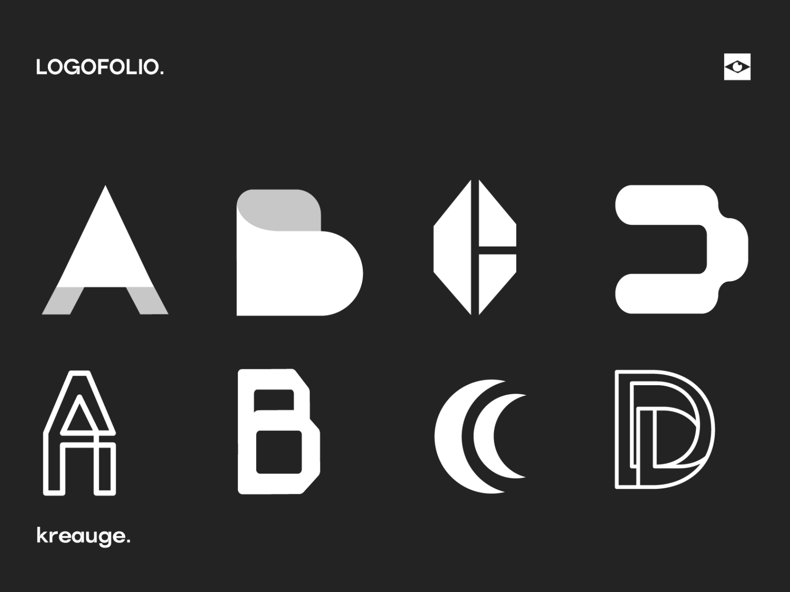 LOGOFOLIO 01 / LETTERMARKS by Kreauge Studio on Dribbble