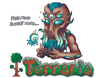 Terraria Boss Eye of Cthulhu by Allen on Dribbble