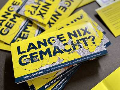 LANGE NIX GEMACHT? branding design mailing selfpromotion