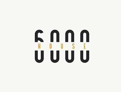 House 6000 branding design house icon simple vector