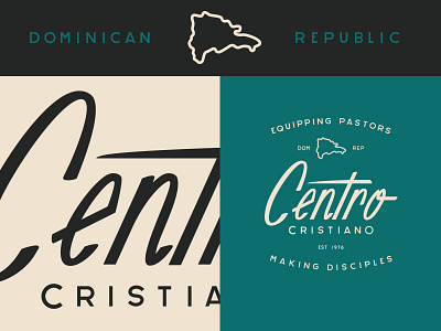 Centro Cristiano Logo branding handletter identity logo typography