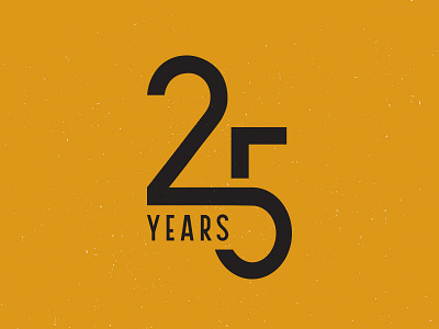25th Anniversary 25th anniversary icon logo