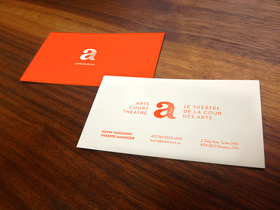 Arts Court Theatre Business Cards