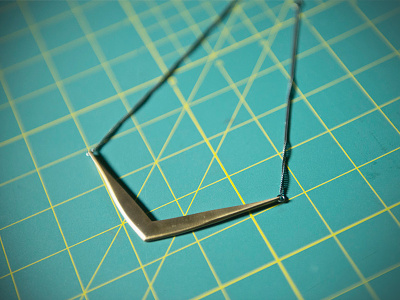 Necklace bronze classy geometric gold jewellery jewellerydesign magpiejewellery necklace ottawa supportlocal triangle triangular