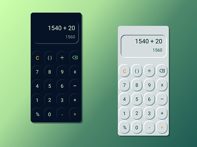 Daily UI #004 - Calculator 004 daily ui mobile app ui ux
