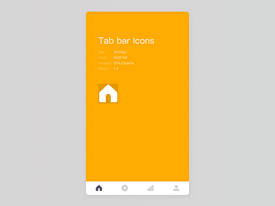 Tab Bar icons guide icon style