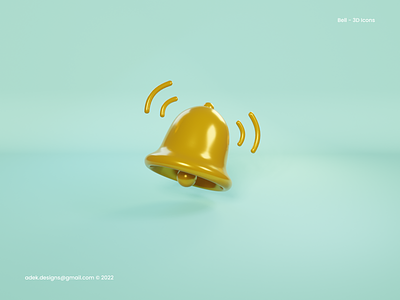 3D Icon Bell
