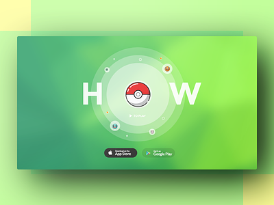Pokémon NO!!! @2x banner green how to play landing page pkm pokemon ui design