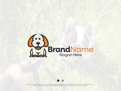 DOG clean logo concept design dog dog care dog logo dog website illustration logo logo design logo maker minimal logo pet care pet logo puppy vector website design