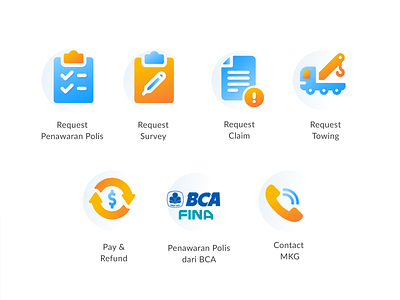 Icon Desin Raksa Online Insurance app branding graphic design illustration ui vector