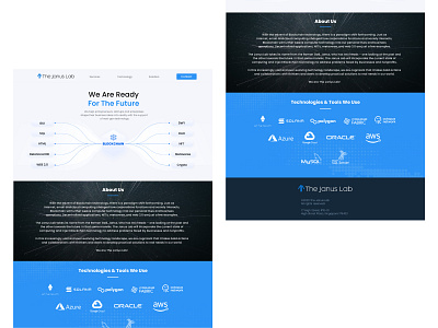 Blockchain Web Design design ui ux vector