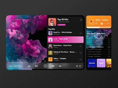 iPad Music UI Design design illustration ui ux