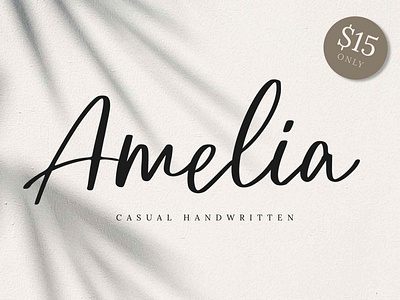 Amelia - Casual Handwritten