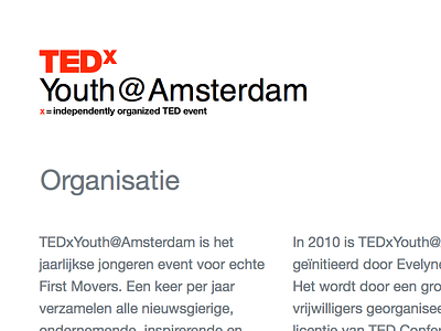 TEDxYouth@Amsterdam
