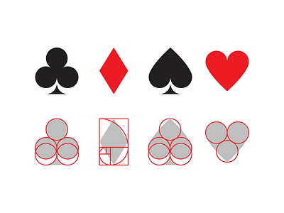 Deck of cards cards game icons pictograms poker red symbols