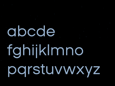 Maybe a not rounded "y"? font rebound type