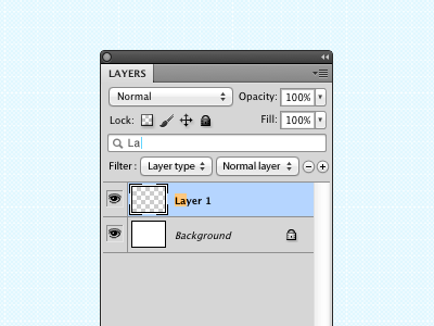 PS layers search