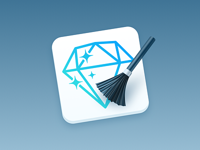 SketchCleaner - Plugin Icon brush clean icon layer name macos plugin rename sketch sketchcleaner sketchplugin skeuomorphism