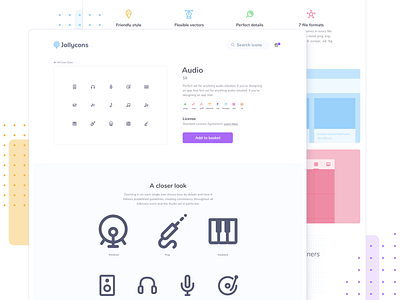 Jollycons Single Icon Set Page buy details e commerce ecommerce glyphs header icon icon set icon sets icons jollycons outline website