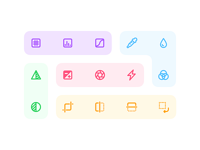 Jollycons - Image Editing Icon Set